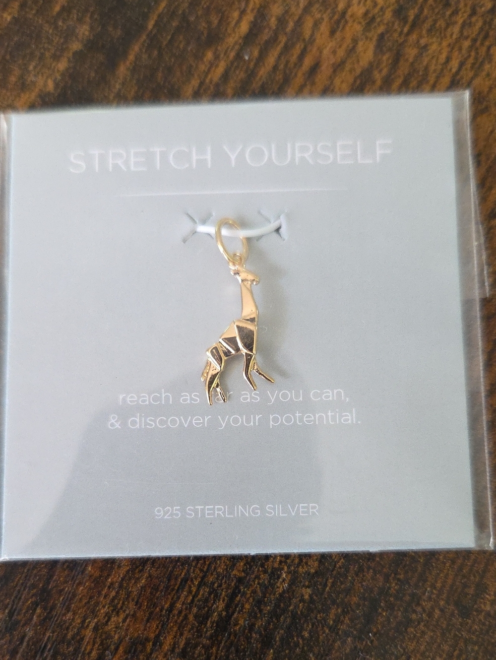 Origami Owl Gold Giraffe CORE Memento Charm Pendant - CR1045